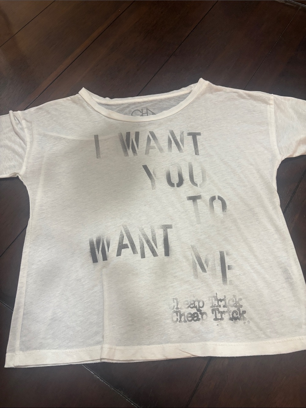 Chaser Cheap Trick White Short-Sleeve Graphic Tee small